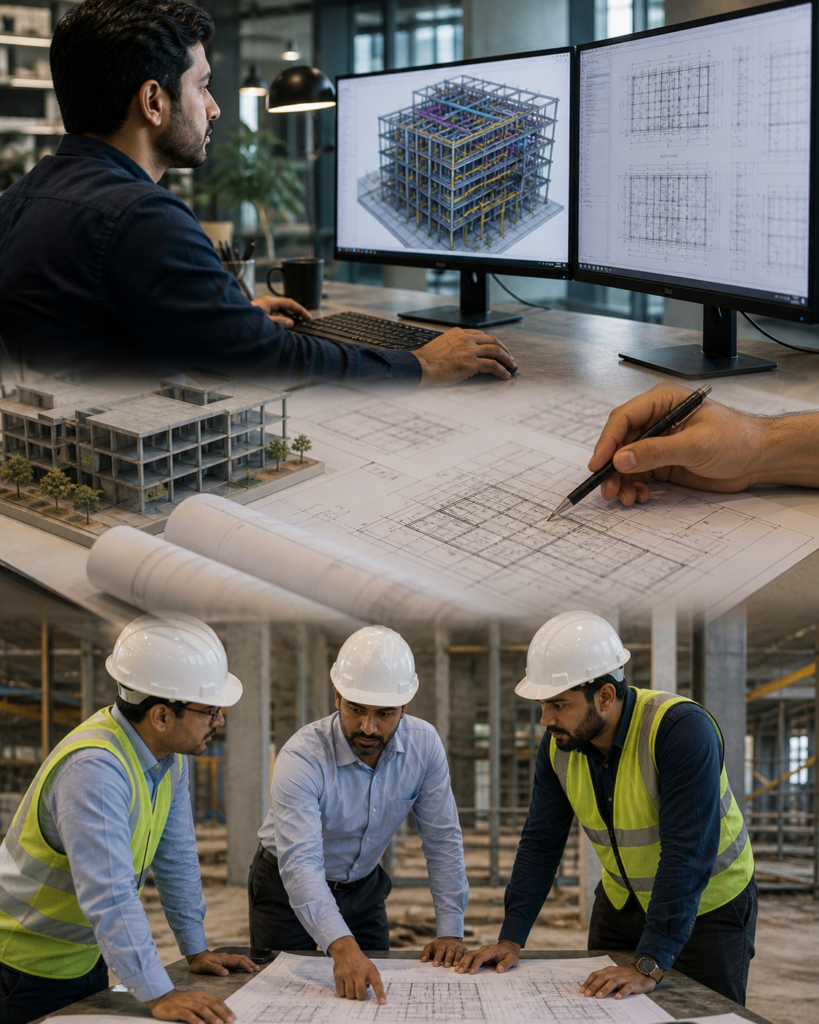 From Design to Construction Workflow – BIM model connected to construction documentation