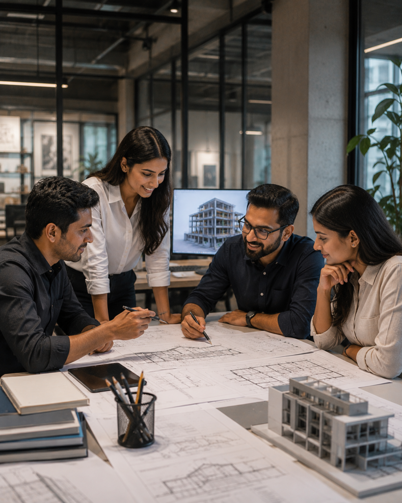 What Learners and Firms Say – AEC team reviewing successful training outcomes