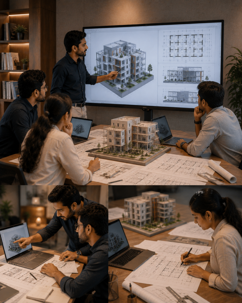 Revit Architecture Course Format - demo practice and review based Revit Architecture learning environment
